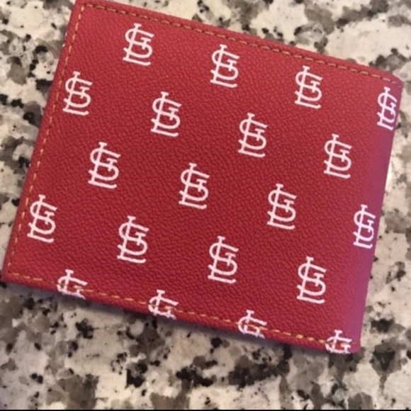 Dooney & Bourke Unisex MLB St Louis Cardinals Baseball Bifold Wallet FIRM PRICE
